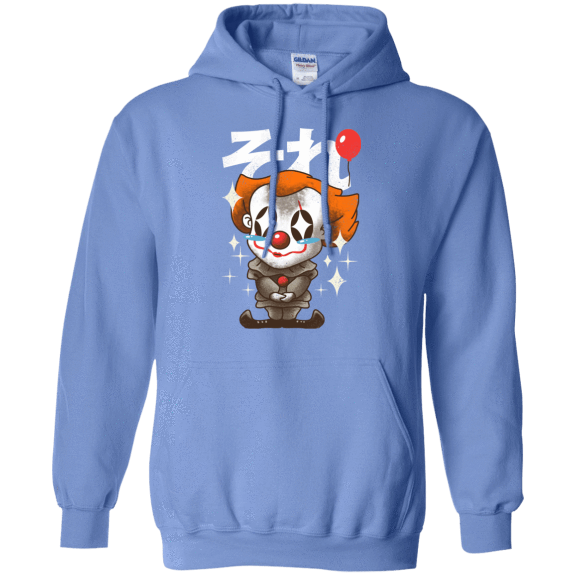 Sweatshirts Carolina Blue / Small Kawaii Clown Pullover Hoodie