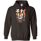 Sweatshirts Dark Chocolate / Small Kawaii Clown Pullover Hoodie