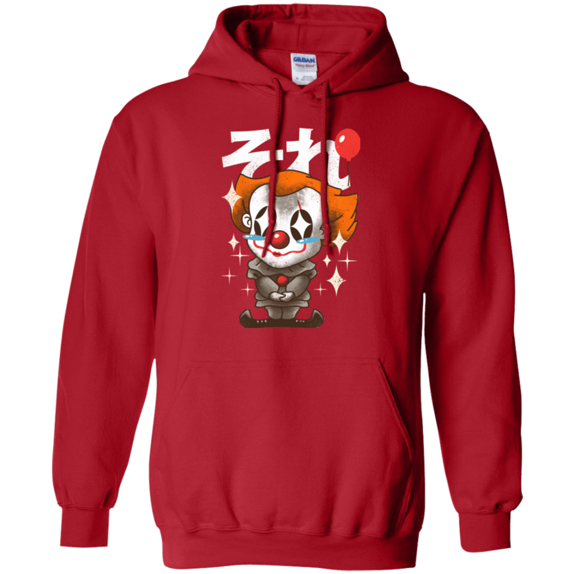 Sweatshirts Red / Small Kawaii Clown Pullover Hoodie