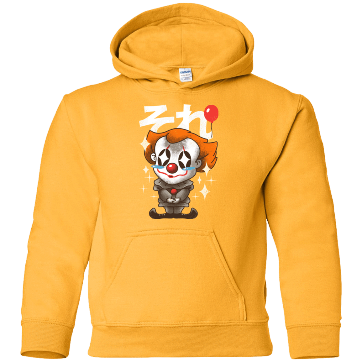 Sweatshirts Gold / YS Kawaii Clown Youth Hoodie