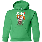 Sweatshirts Irish Green / YS Kawaii Clown Youth Hoodie