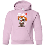 Sweatshirts Light Pink / YS Kawaii Clown Youth Hoodie