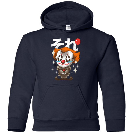 Sweatshirts Navy / YS Kawaii Clown Youth Hoodie