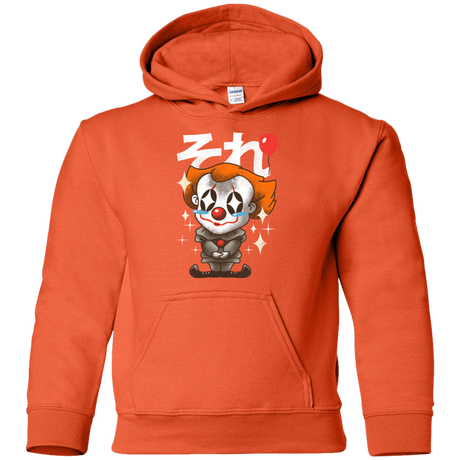 Sweatshirts Orange / YS Kawaii Clown Youth Hoodie