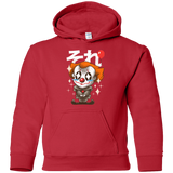 Sweatshirts Red / YS Kawaii Clown Youth Hoodie