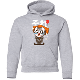 Sweatshirts Sport Grey / YS Kawaii Clown Youth Hoodie