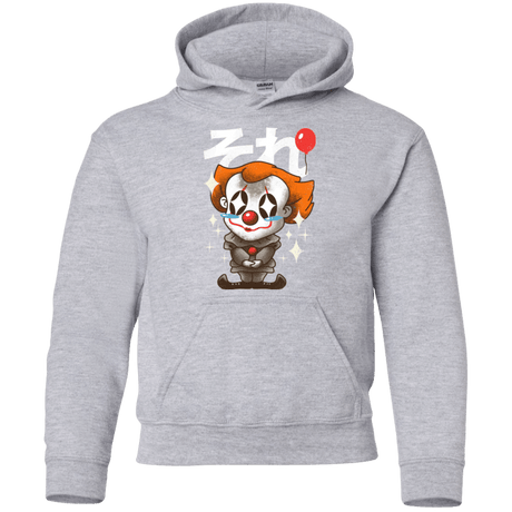 Sweatshirts Sport Grey / YS Kawaii Clown Youth Hoodie
