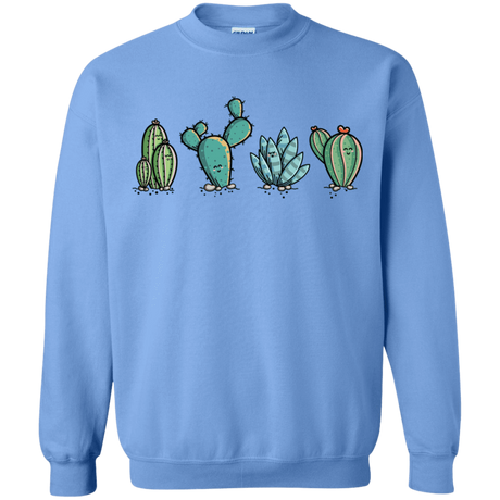 Sweatshirts Carolina Blue / S Kawaii Cute Cactus Plants Crewneck Sweatshirt