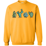 Sweatshirts Gold / S Kawaii Cute Cactus Plants Crewneck Sweatshirt