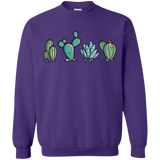 Sweatshirts Purple / S Kawaii Cute Cactus Plants Crewneck Sweatshirt