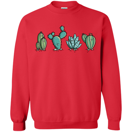 Sweatshirts Red / S Kawaii Cute Cactus Plants Crewneck Sweatshirt