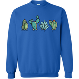 Sweatshirts Royal / S Kawaii Cute Cactus Plants Crewneck Sweatshirt