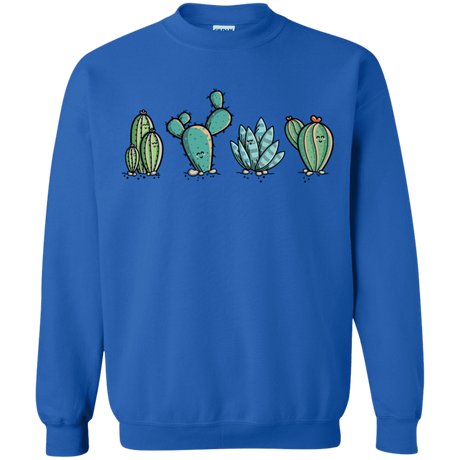 Sweatshirts Royal / S Kawaii Cute Cactus Plants Crewneck Sweatshirt