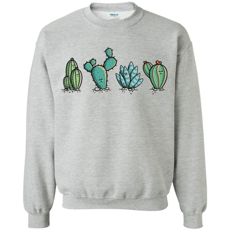 Sweatshirts Sport Grey / S Kawaii Cute Cactus Plants Crewneck Sweatshirt