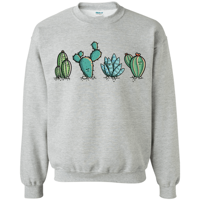 Sweatshirts Sport Grey / S Kawaii Cute Cactus Plants Crewneck Sweatshirt