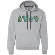 Sweatshirts Sport Grey / L Kawaii Cute Cactus Plants Premium Fleece Hoodie