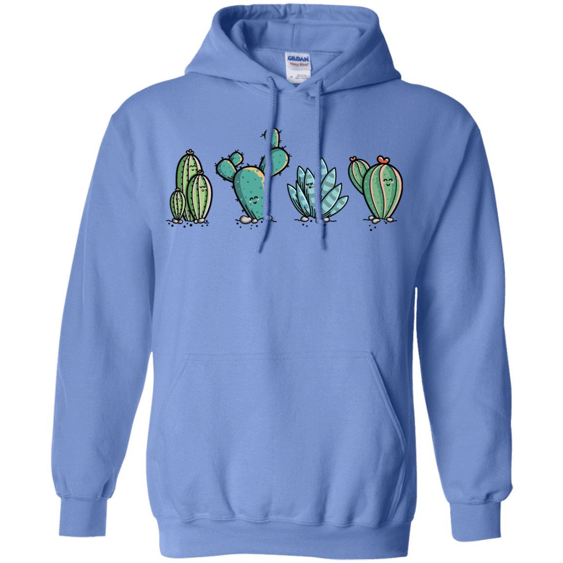 Sweatshirts Carolina Blue / S Kawaii Cute Cactus Plants Pullover Hoodie