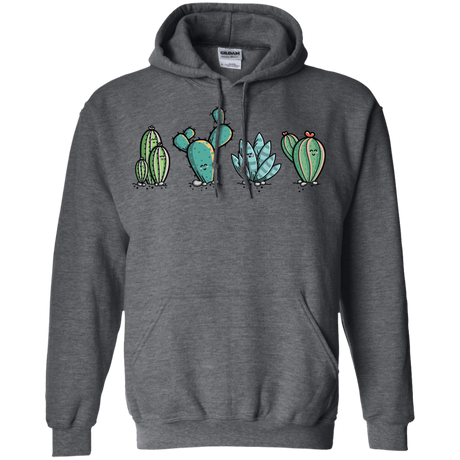 Sweatshirts Dark Heather / S Kawaii Cute Cactus Plants Pullover Hoodie