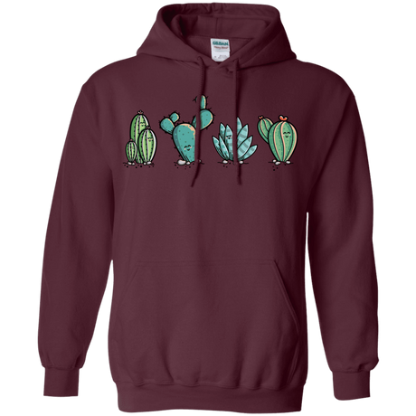 Sweatshirts Maroon / S Kawaii Cute Cactus Plants Pullover Hoodie