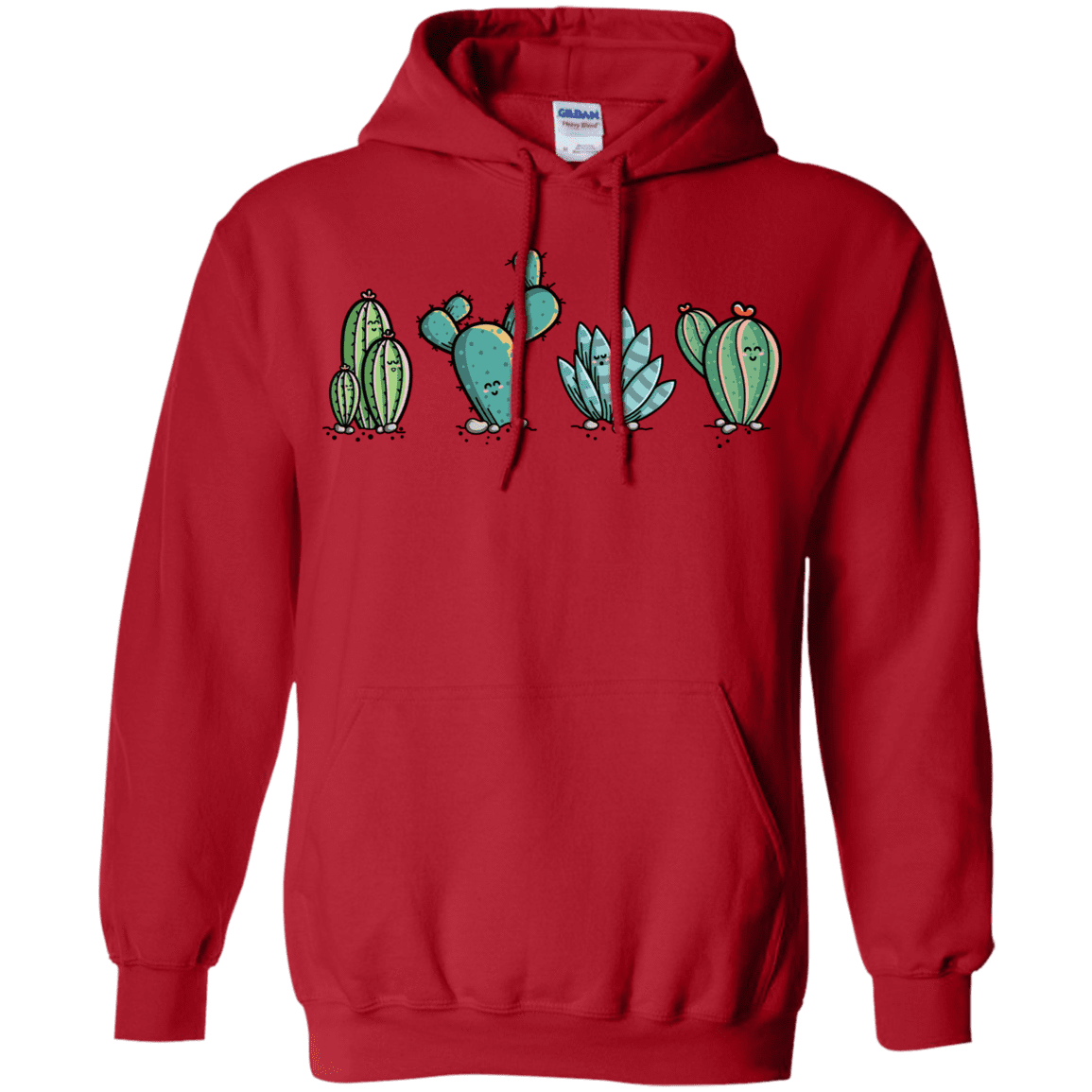 Sweatshirts Red / S Kawaii Cute Cactus Plants Pullover Hoodie