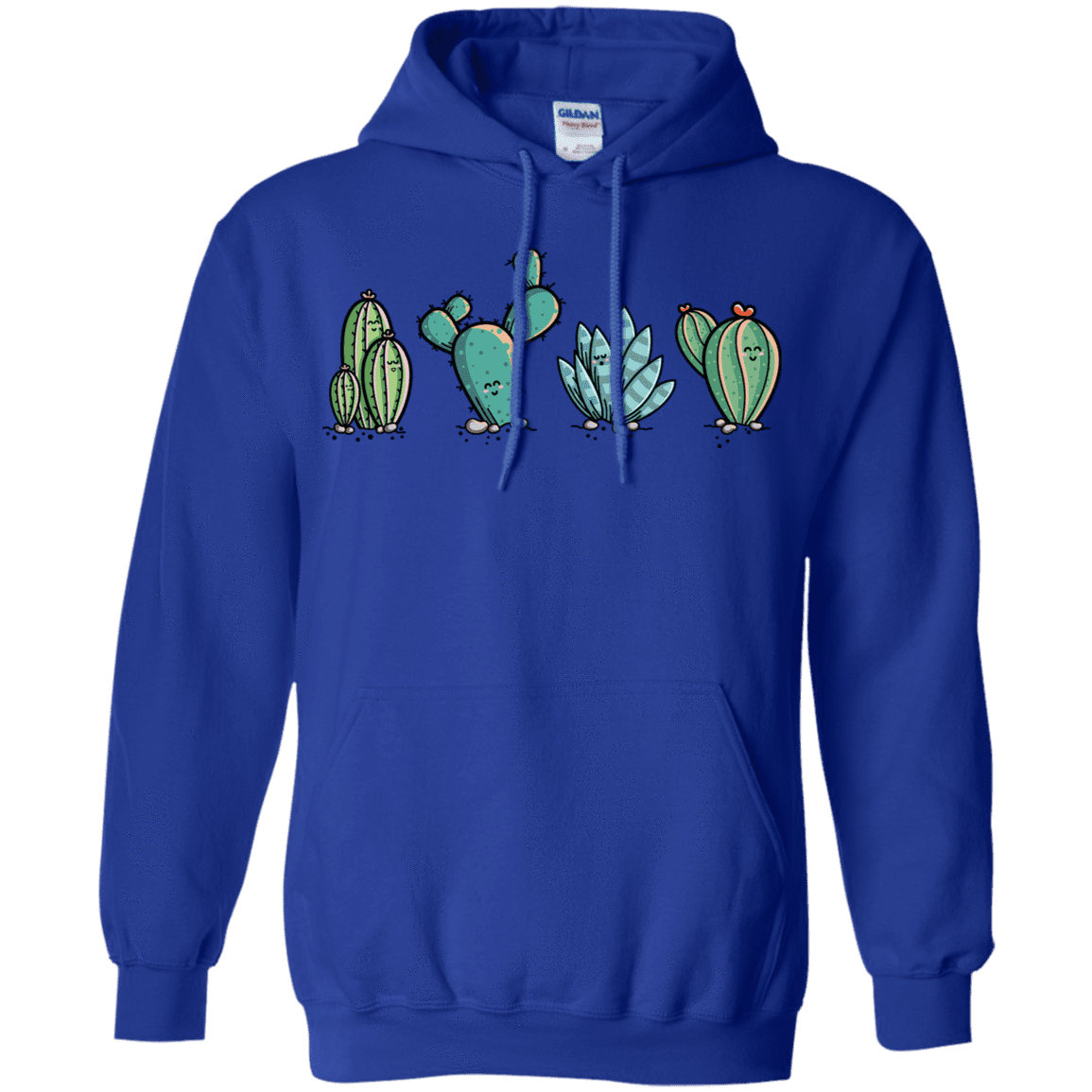 Sweatshirts Royal / S Kawaii Cute Cactus Plants Pullover Hoodie