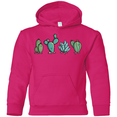 Sweatshirts Heliconia / YS Kawaii Cute Cactus Plants Youth Hoodie