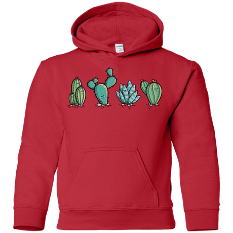 Sweatshirts Red / YS Kawaii Cute Cactus Plants Youth Hoodie