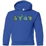 Sweatshirts Royal / YS Kawaii Cute Cactus Plants Youth Hoodie