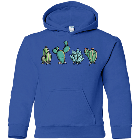 Sweatshirts Royal / YS Kawaii Cute Cactus Plants Youth Hoodie