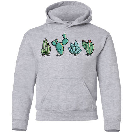 Sweatshirts Sport Grey / YS Kawaii Cute Cactus Plants Youth Hoodie