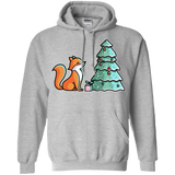 Sweatshirts Sport Grey / S Kawaii Cute Christmas Fox Pullover Hoodie