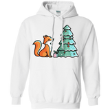 Sweatshirts White / S Kawaii Cute Christmas Fox Pullover Hoodie