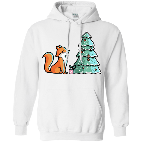 Sweatshirts White / S Kawaii Cute Christmas Fox Pullover Hoodie