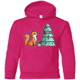 Sweatshirts Heliconia / YS Kawaii Cute Christmas Fox Youth Hoodie