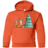 Sweatshirts Orange / YS Kawaii Cute Christmas Fox Youth Hoodie