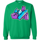 Sweatshirts Irish Green / S Kawaii Cute Crystals Crewneck Sweatshirt