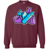 Sweatshirts Maroon / S Kawaii Cute Crystals Crewneck Sweatshirt