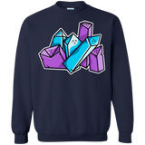 Sweatshirts Navy / S Kawaii Cute Crystals Crewneck Sweatshirt