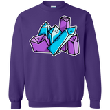 Sweatshirts Purple / S Kawaii Cute Crystals Crewneck Sweatshirt