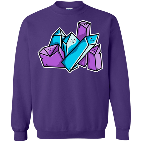 Sweatshirts Purple / S Kawaii Cute Crystals Crewneck Sweatshirt