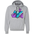 Sweatshirts Sport Grey / L Kawaii Cute Crystals Premium Fleece Hoodie