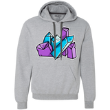 Sweatshirts Sport Grey / L Kawaii Cute Crystals Premium Fleece Hoodie