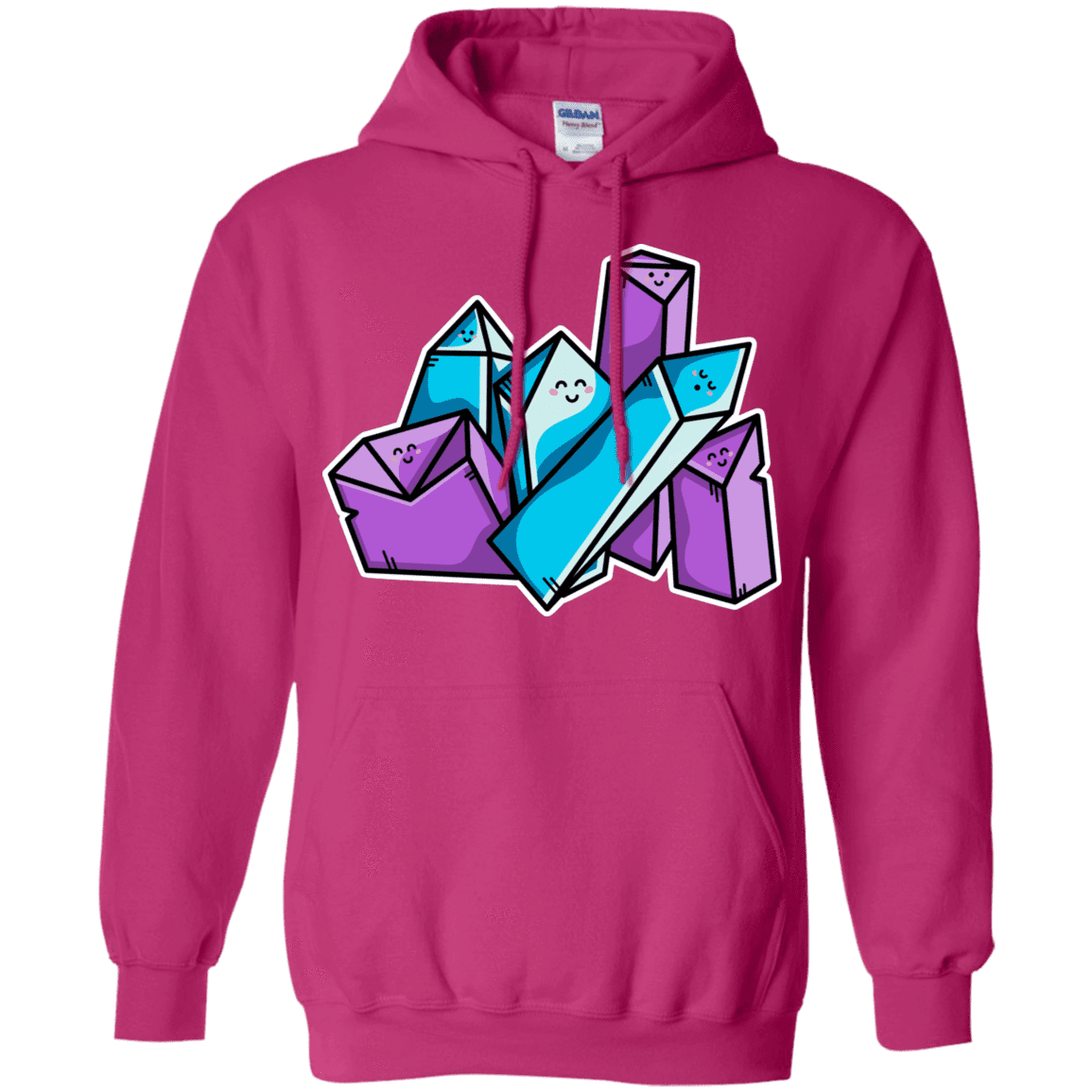 Sweatshirts Heliconia / S Kawaii Cute Crystals Pullover Hoodie