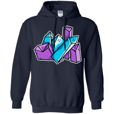 Sweatshirts Navy / S Kawaii Cute Crystals Pullover Hoodie