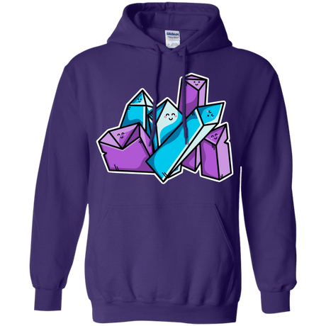 Sweatshirts Purple / S Kawaii Cute Crystals Pullover Hoodie