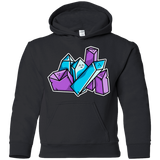 Sweatshirts Black / YS Kawaii Cute Crystals Youth Hoodie