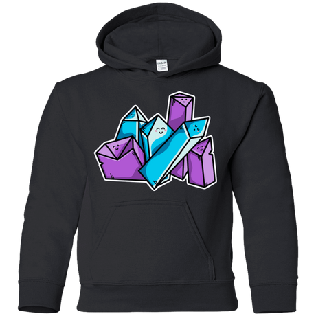 Sweatshirts Black / YS Kawaii Cute Crystals Youth Hoodie