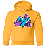 Sweatshirts Gold / YS Kawaii Cute Crystals Youth Hoodie