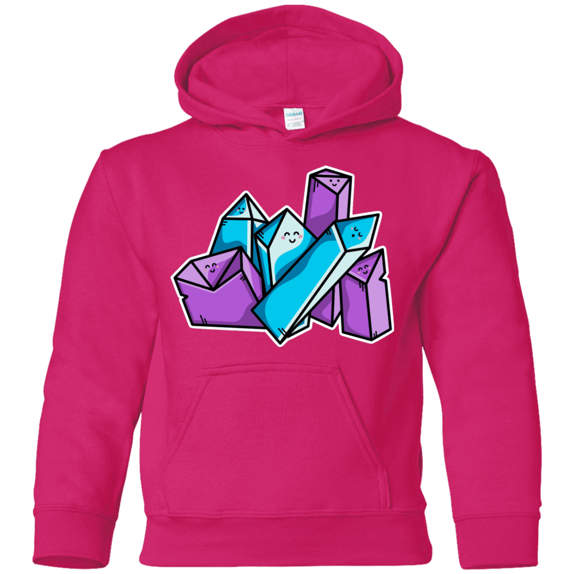 Sweatshirts Heliconia / YS Kawaii Cute Crystals Youth Hoodie