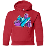 Sweatshirts Red / YS Kawaii Cute Crystals Youth Hoodie